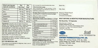 Ocubless Strip Of 10 Capsules