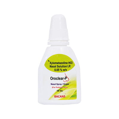 Oroclear P 0.05% Bottle Of 10ml Nasal Spray Drops