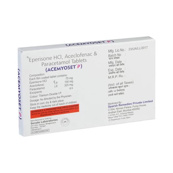 Acemyoset P Strip Of 10 Tablets