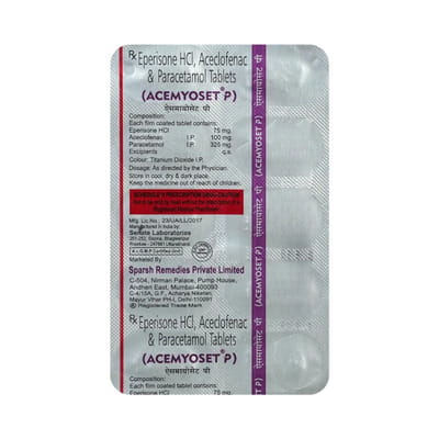 Acemyoset P Strip Of 10 Tablets
