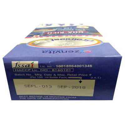 Brainiest Delicious Mango Flavour Sugar Free Bottle Of 150ml Syrup