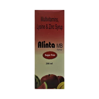 Alinta Mb Sugar Free Bottle Of 200ml Syrup