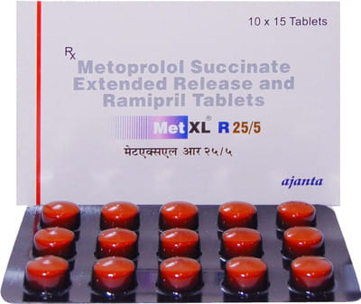 Met Xl R 25/5mg Strip Of 15 Tablets