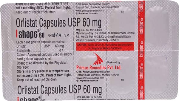 Ishape 60mg Strip Of 10 Capsules
