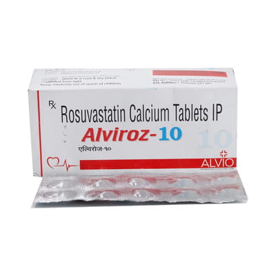 Alviroz 10mg Strip Of 10 Tablets