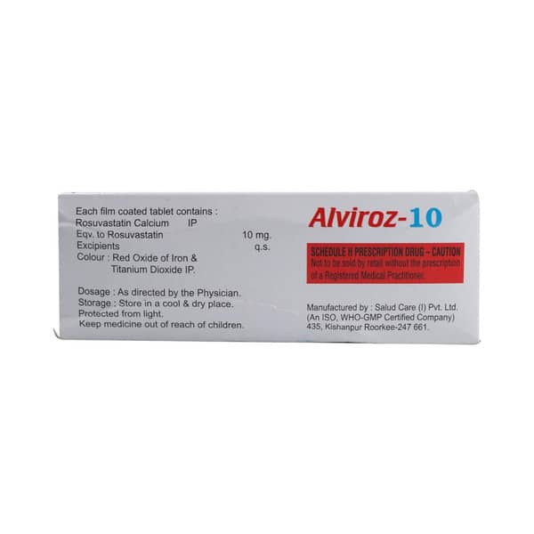 Alviroz 10Mg Strip Of 10 Tablets