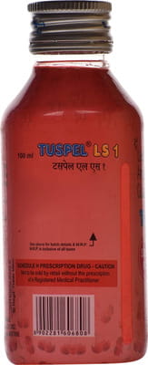 Tuspel Ls 1 Cherry Flavour Sugar Free Bottle Of 100ml Syrup