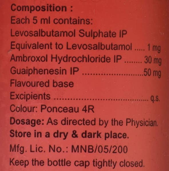 Tuspel LS 1 Syrup | Cherry Flavour Sugar Free