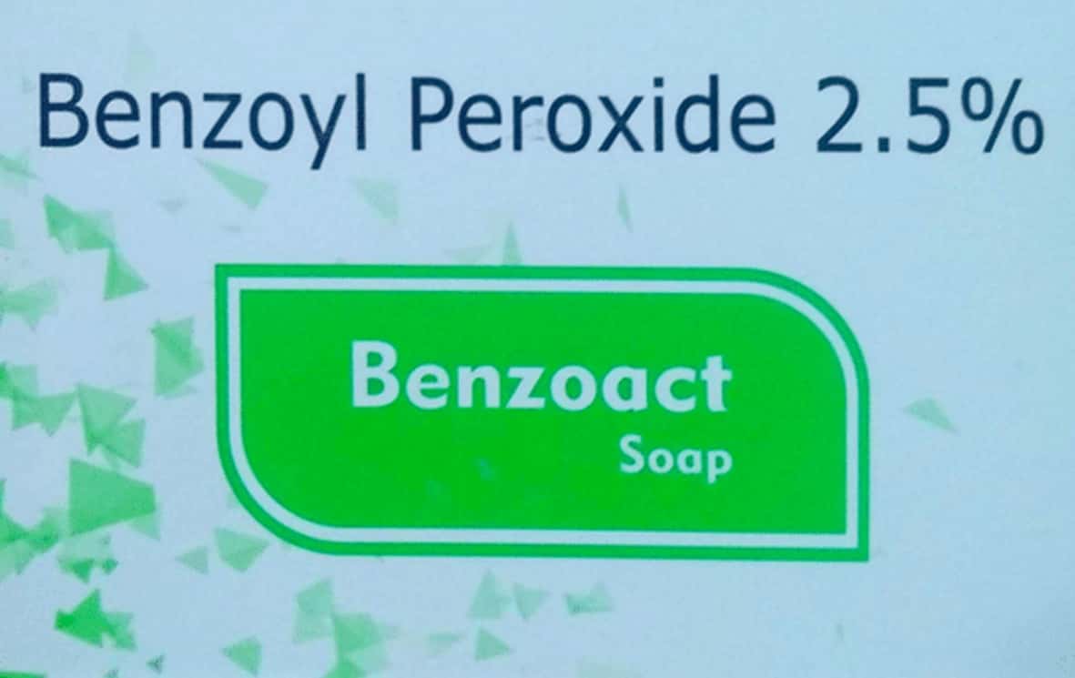 benzoact 2.5 medicated box of 75gm soap