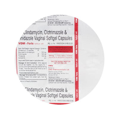 Vdm Forte Strip Of 7 Vaginal Capsules
