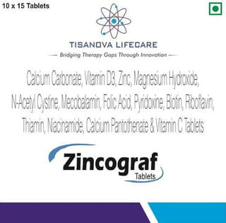 Zincograf Strip Of 15 Tablets