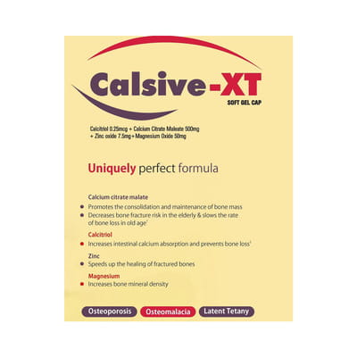 Calsive Xt Strip Of 10 Capsules