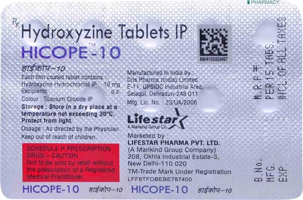 Hicope 10mg Strip Of 15 Tablets