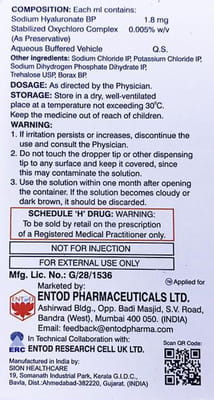 Theo Tears 0.18% Bottle Of 10ml Eye Drops