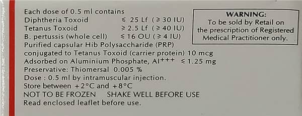 Quadrovax Sd Vial Of 0.5ml Vaccine
