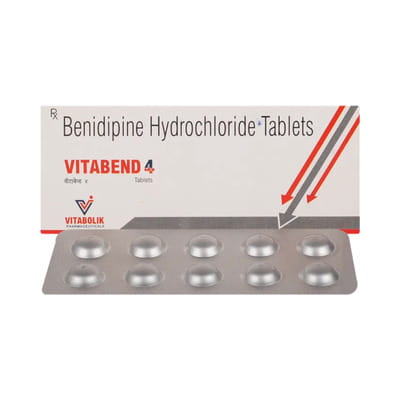 Vitabend 4mg Strip Of 10 Tablets