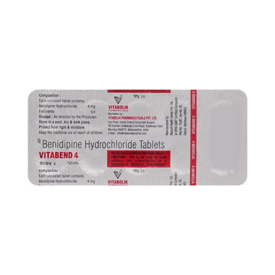 Vitabend 4mg Strip Of 10 Tablets