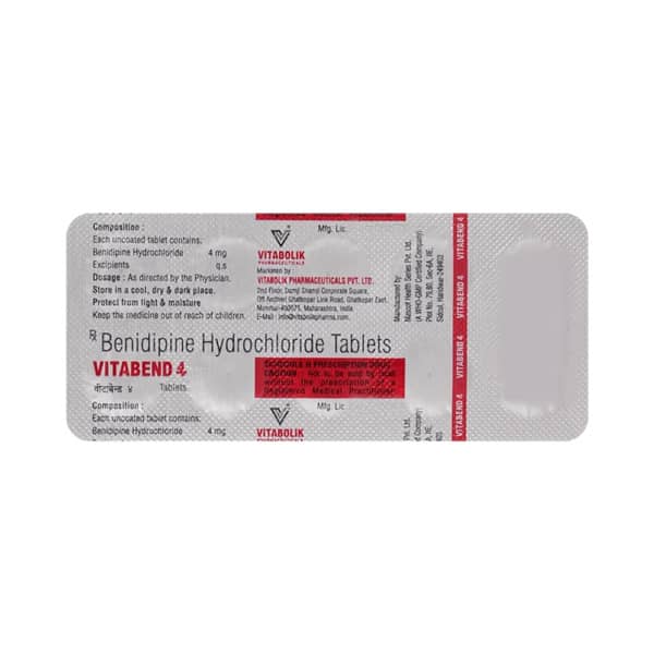 Vitabend 4Mg Strip Of 10 Tablets