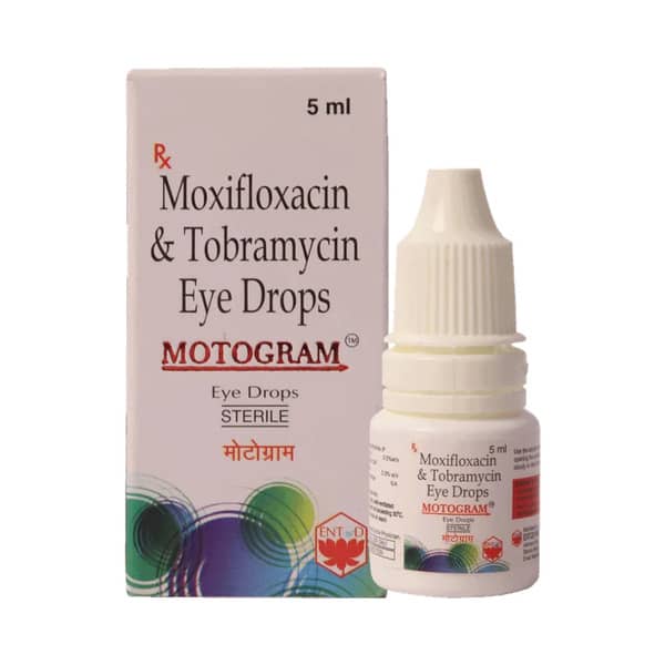 Motogram Bottle Of 5ml Eye Drops