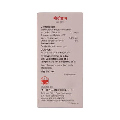 Motogram Bottle Of 5ml Eye Drops