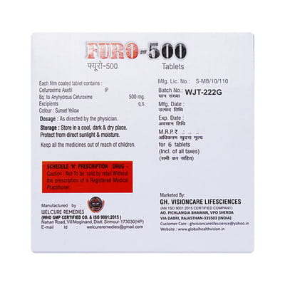 Furo 500mg Strip Of 6 Tablets