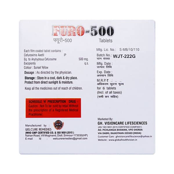 Furo 500mg Strip Of 6 Tablets