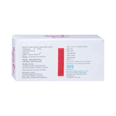 Qugest Sr 200mg Strip Of 10 Tablets