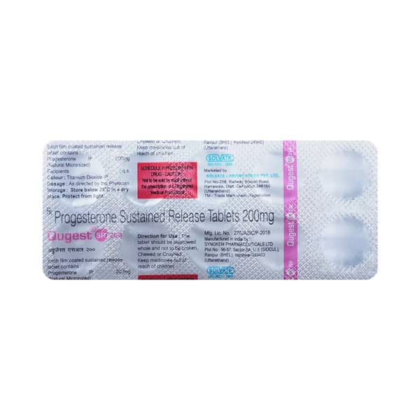 Qugest Sr 200mg Strip Of 10 Tablets
