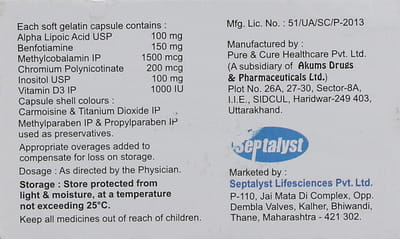 Benfolyst D Strip Of 10 Capsules