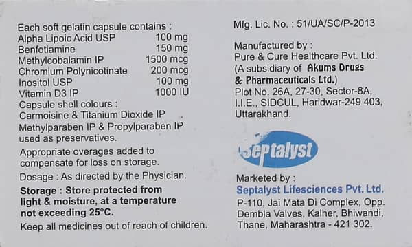 Benfolyst D Strip Of 10 Capsules