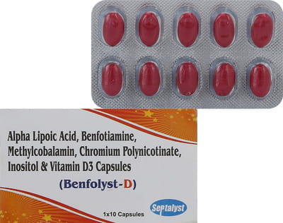 Benfolyst D Strip Of 10 Capsules
