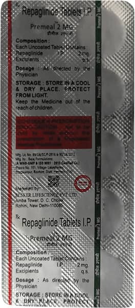 Premeal 2mg Strip Of 10 Tablets