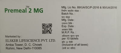 Premeal 2mg Strip Of 10 Tablets