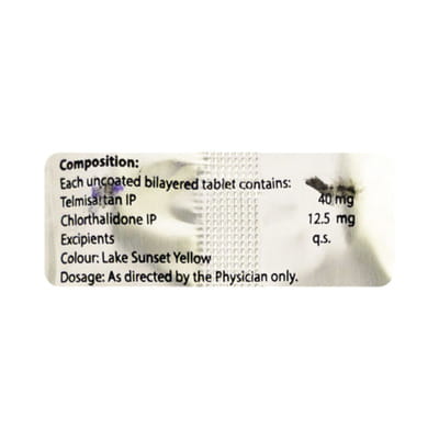 Telmiget Ct 40mg Strip Of 10 Tablets
