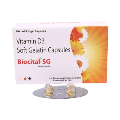 Biocital Sg Strip Of 4 Capsules