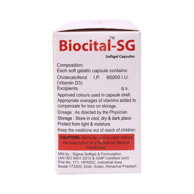 Biocital Sg Strip Of 4 Capsules