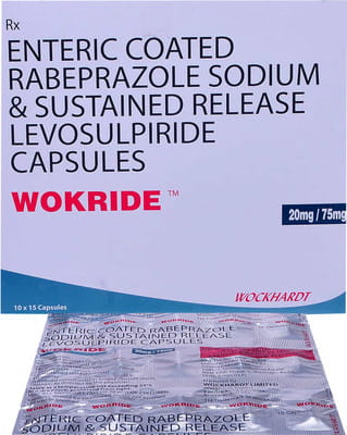 Wokride 20/75mg Strip Of 15 Capsules