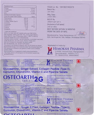 Osteoarth 2g Strip Of 10 Tablets