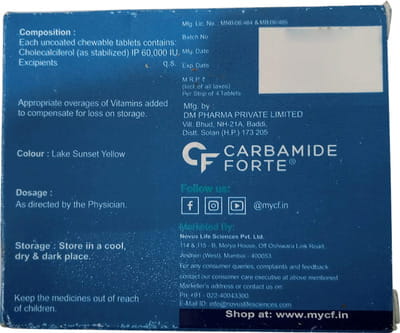 Nova D3 60k Strip Of 4 Chewable Tablets