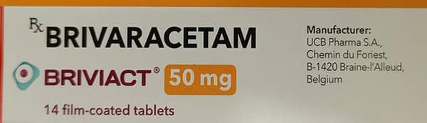 Briviact 50mg Strip Of 14 Tablets