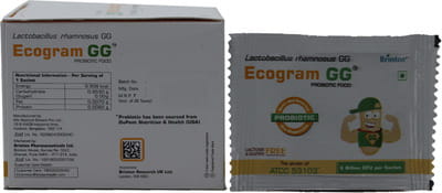 Ecogram Gg Natural Vanilla Flavour Sachet Of 1gm Granules