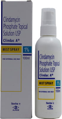 Clindac A 1% Bottle Of 100ml Mist Spray