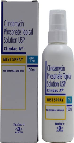 Clindac A 1% Bottle Of 100ml Mist Spray