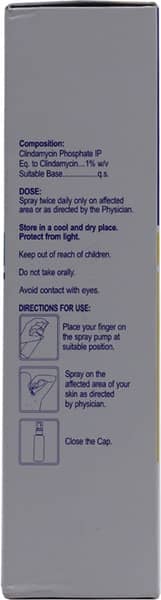 Clindac A 1% Bottle Of 100ml Mist Spray