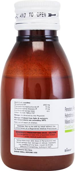 Coldover P Orange Flavour Bottle Of 60ml Suspension
