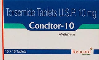 Concitor 10mg Strip Of 10 Tablets
