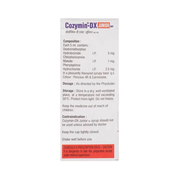 Cozymin Dx Junior Bottle Of 60ml Syrup