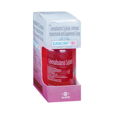 Eascof Ls Strawberry Raspberry Menthol Flavour Sugar Free Bottle Of 100ml Syrup