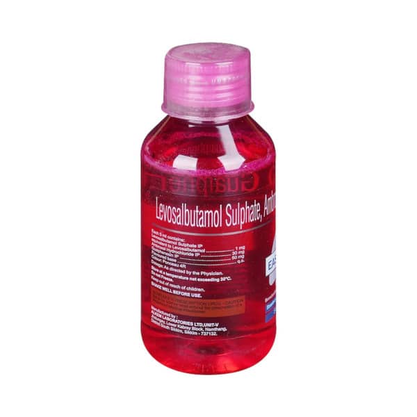 Eascof Ls Strawberry Raspberry Menthol Flavour Sugar Free Bottle Of 100ml Syrup