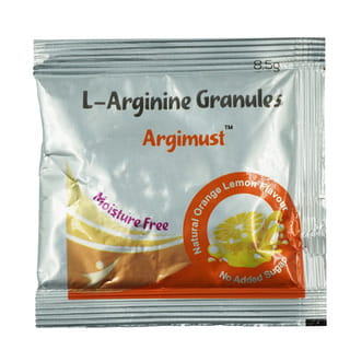 Argimust Natural Orange Lemon Flavour Sachet Of 8.5Gm Granules